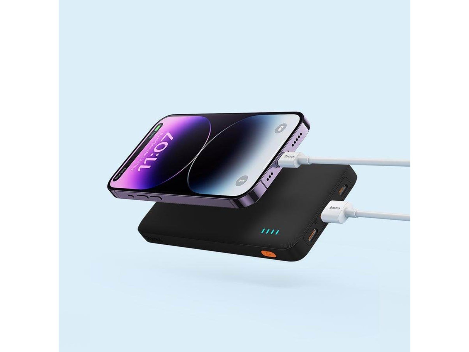Baseus Airpow 10000mAh 20W powerbank (black) Powerbank (Akku) - schwarz - 10000 mAh Baseus Airpow 10000mAh 20W powerbank (black) Powerbank (Akku) - schwarz - 10000 mAh